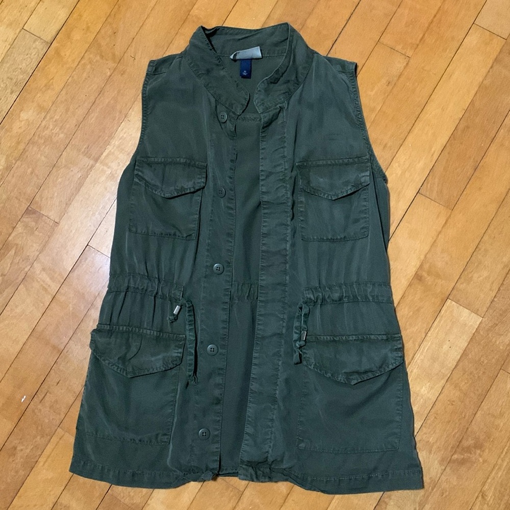 Women’s Military Green Vest